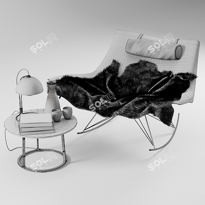 Dynamic Rocking Chair: Stingray 3D model image 2
