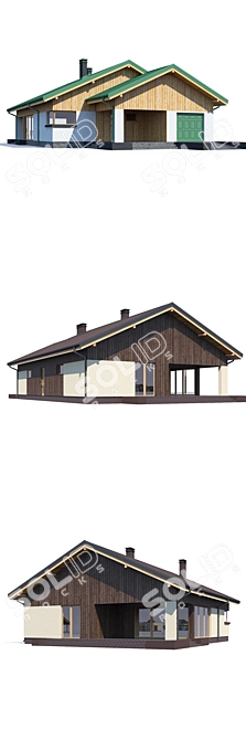  Modern Private House Design 3D model image 3