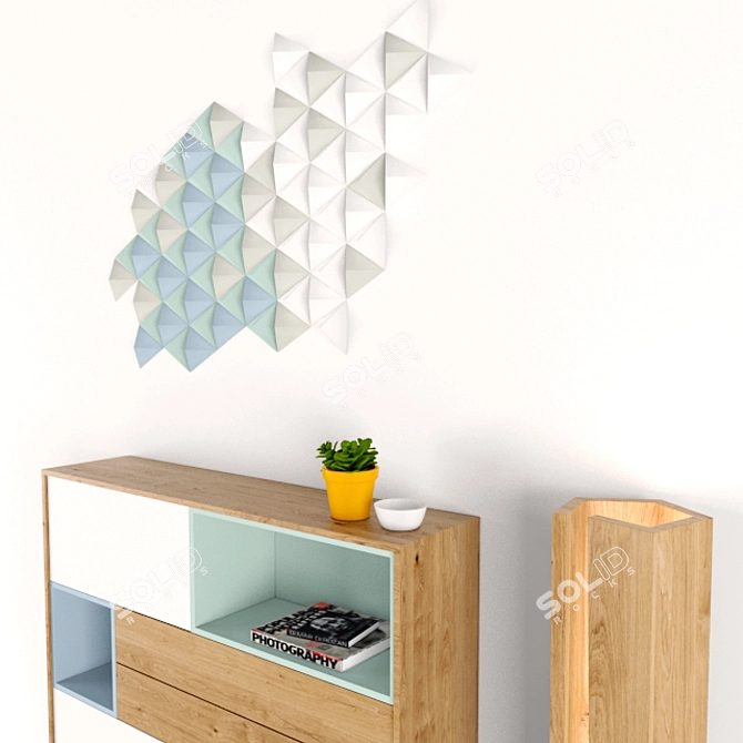 Modern Design Corner: 3D Models for Decorative Space 3D model image 3