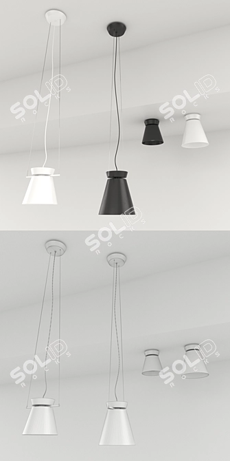 Aqlus Missy Collection: Stylish Suspension Lights 3D model image 3