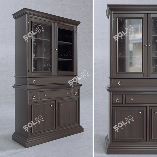 Modern Multipurpose Cupboard 3D model image 1