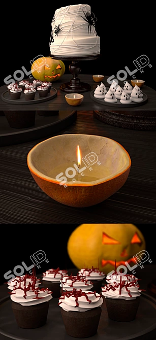 Halloween Treats: Spooky Sweets! 3D model image 2