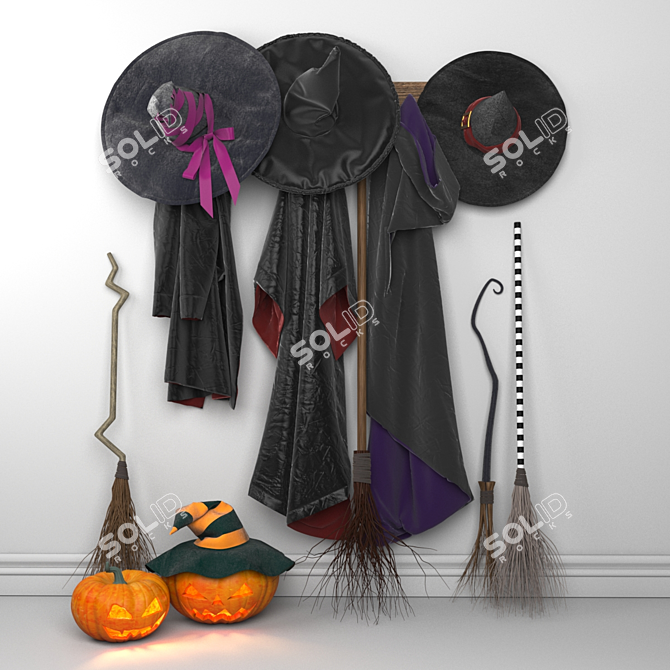 Haunted Halloween Mansion 3D model image 1