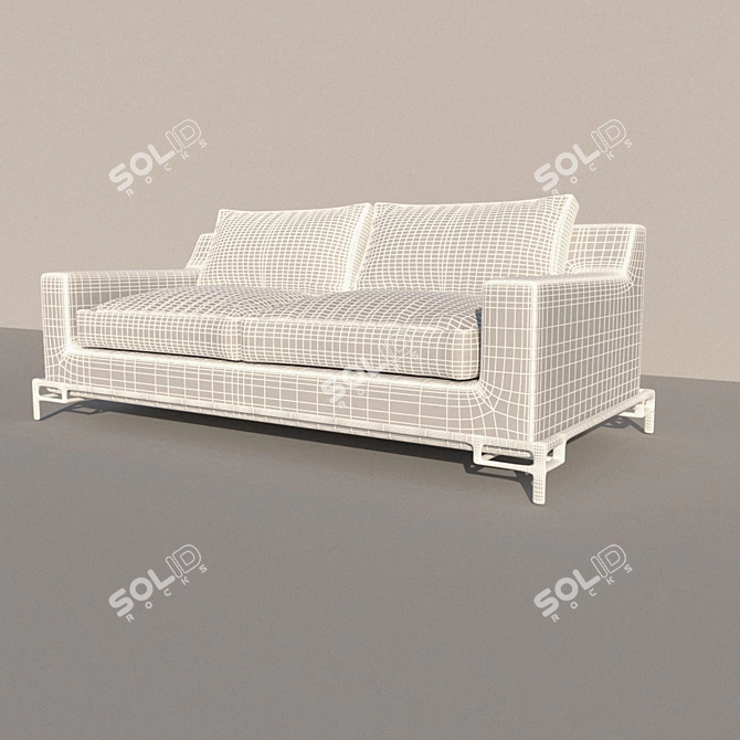 LIAIGRE Erudit Sofa: Luxurious Elegance 3D model image 3