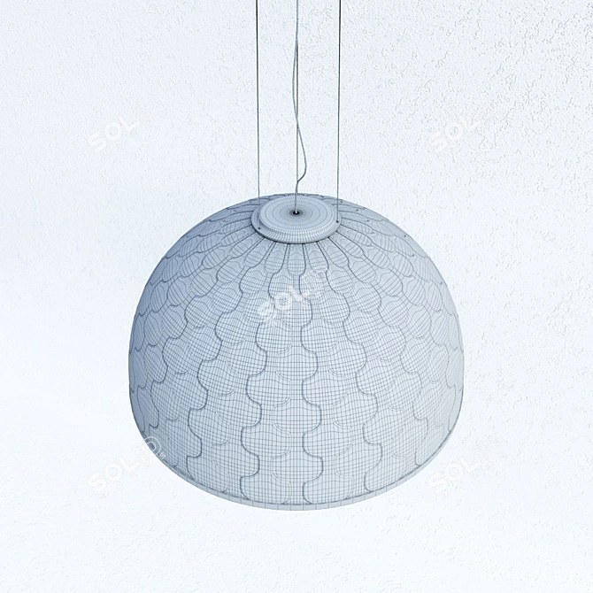 DOME Suspension: Stylish, Illuminating Elegance 3D model image 3