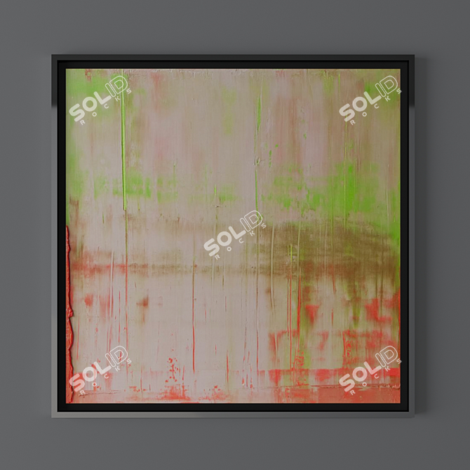 Colorful Abstract Art Set 20x20 3D model image 2