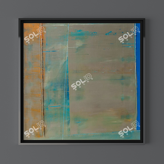 Colorful Abstract Art Set 20x20 3D model image 3