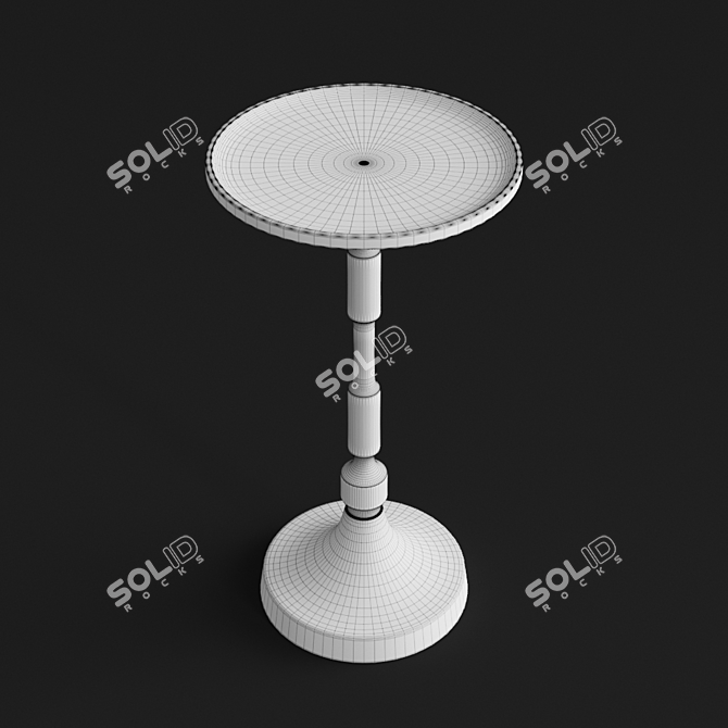 Elegant Pascal Accent Table 3D model image 3