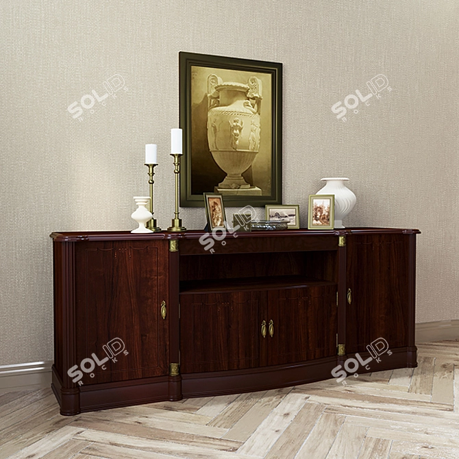 DANA Atlanta 185cm Chest of Drawers 3D model image 2