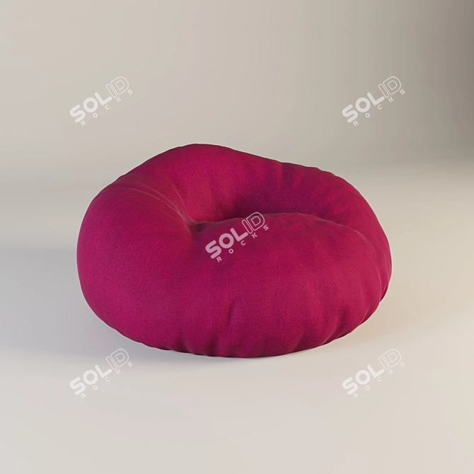 Cozy Bag Chair 3D model image 1