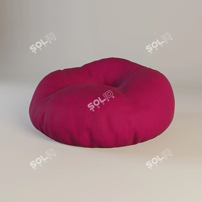 Cozy Bag Chair 3D model image 2