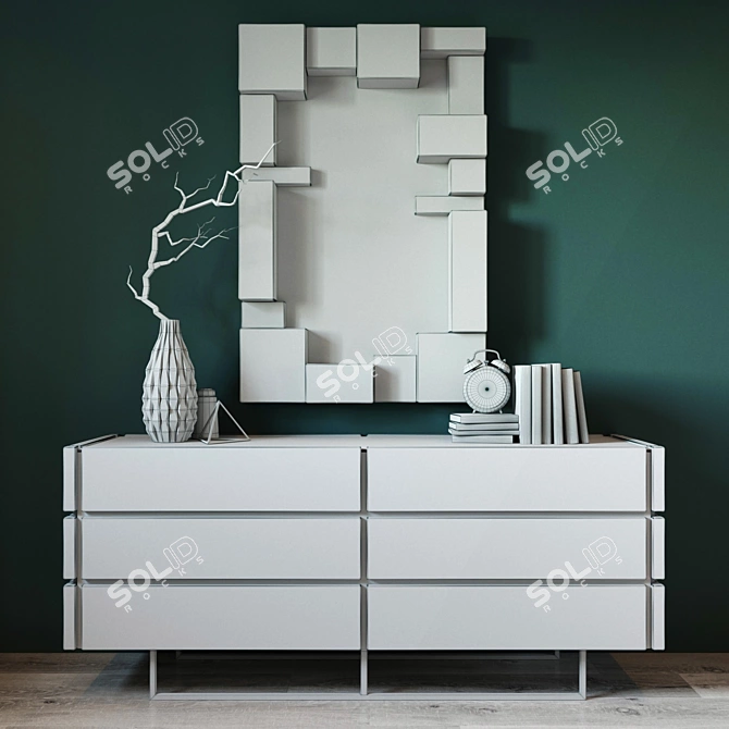 Title: Designer Chest of Drawers at Eichholtz Mulligan 3D model image 3