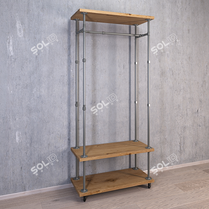 Fairbanks Water Pipe Cabinet 3D model image 1