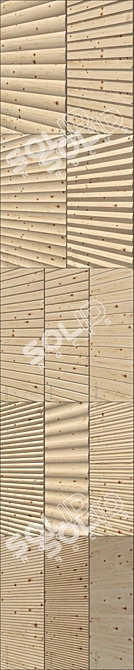 Versatile Block-House and Lining Set 3D model image 2