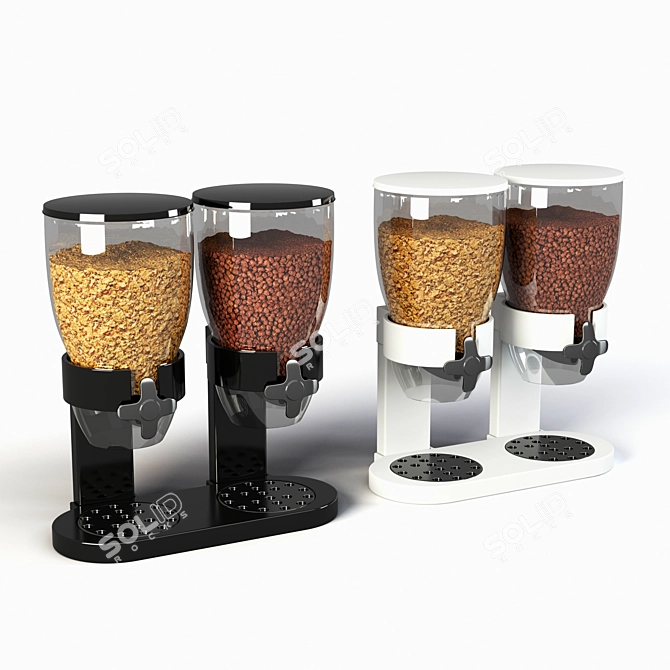 Hotel Breakfast Cereal Dispenser 3D model image 1