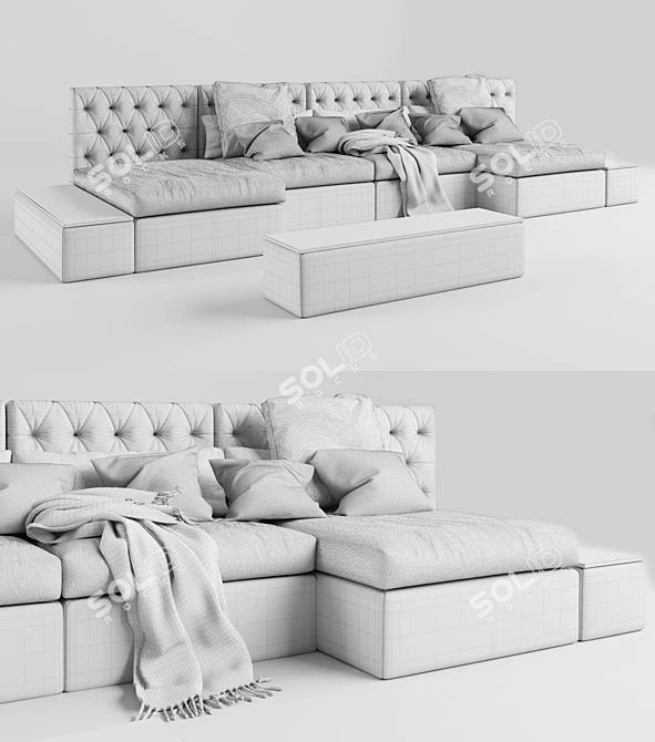 Modular Sofa: Kessada Belarde 3D model image 3