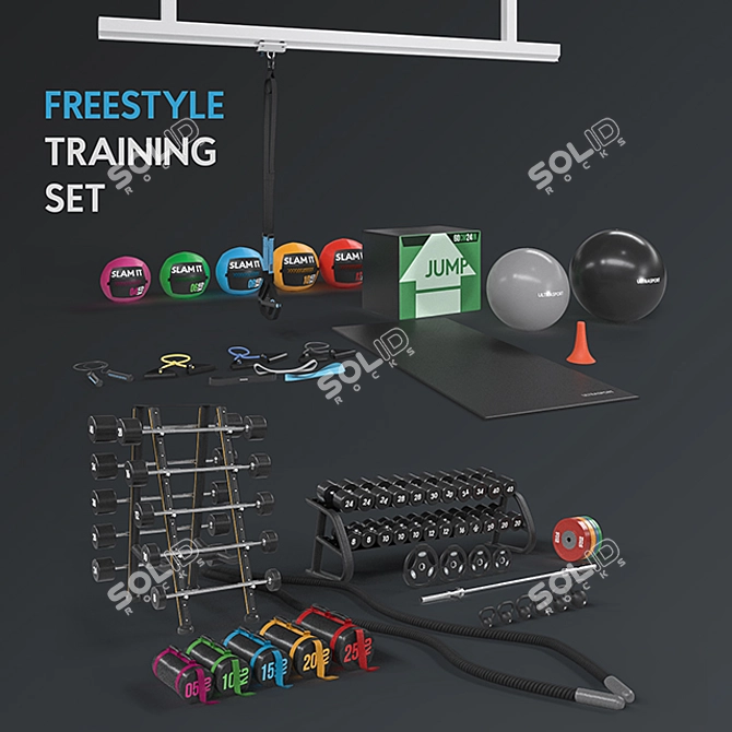 Pro Series Freestyle Kit 3D model image 1