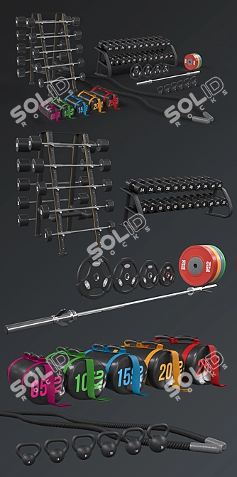 Pro Series Freestyle Kit 3D model image 3