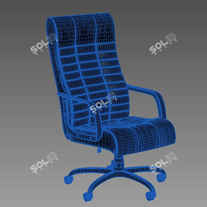 ErgoPro Office Chair 3D model image 3