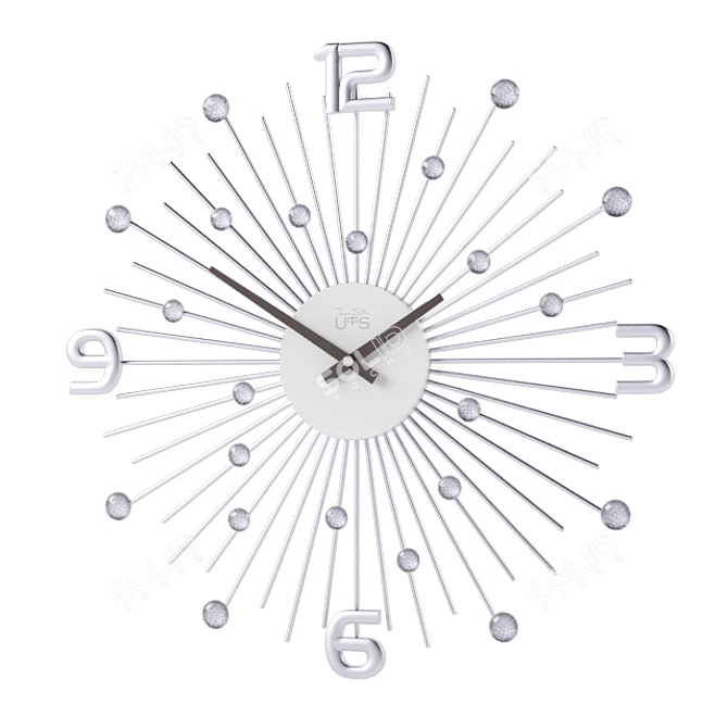 Tomas Stern 8017 TS Wall Clock 3D model image 1