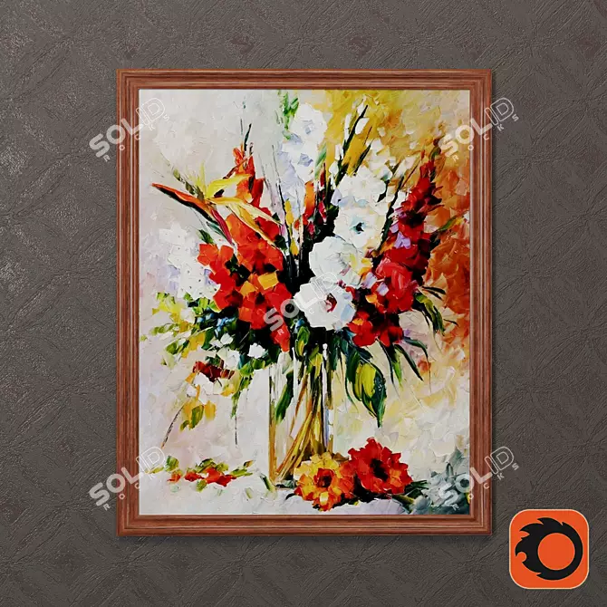 Exquisite 100x80 cm Paintings 3D model image 2