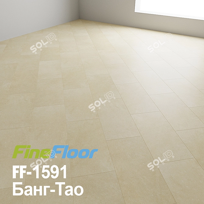 Belgian Quartz Vinyl Flooring 3D model image 1