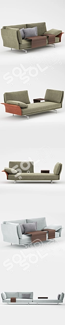 Avant-Apres Sofa: Elegant and Functional 3D model image 2