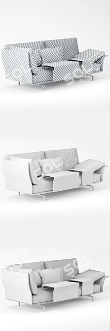 Avant-Apres Sofa: Elegant and Functional 3D model image 3