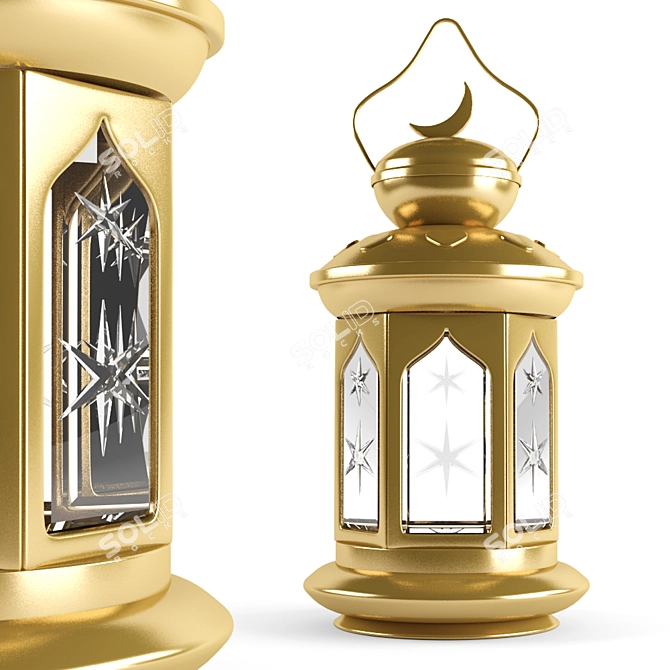 Elegant Ramadan Lamp for Aura 3D model image 2
