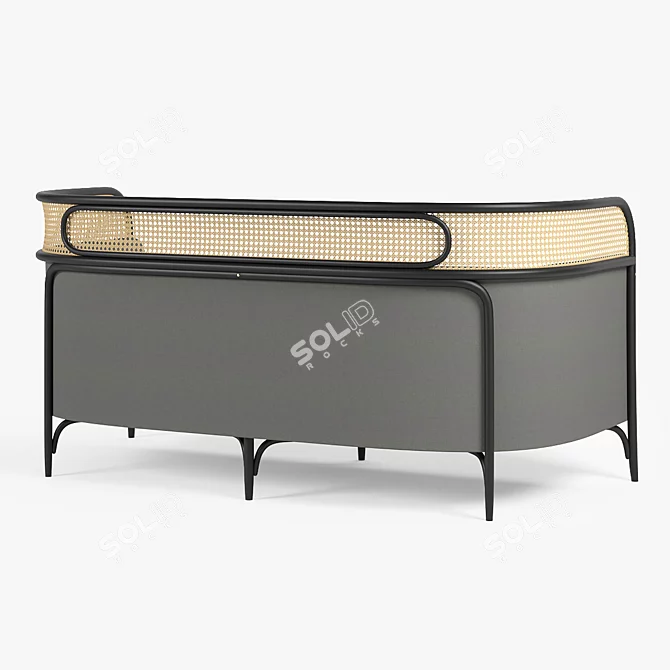 Elegant Targa 200 Lounge Set 3D model image 2