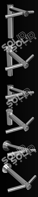 Dyson Airblade Tap: Efficient Hand Dryer 3D model image 2