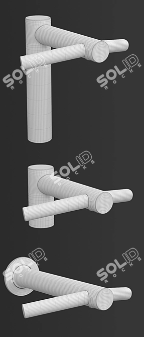 Dyson Airblade Tap: Efficient Hand Dryer 3D model image 3