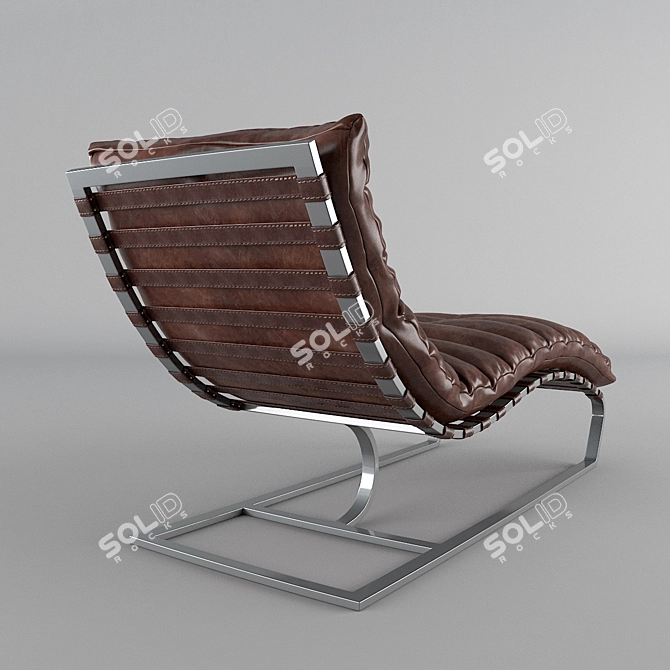 Modern and Comfy Oviedo Lounge Chair 3D model image 2