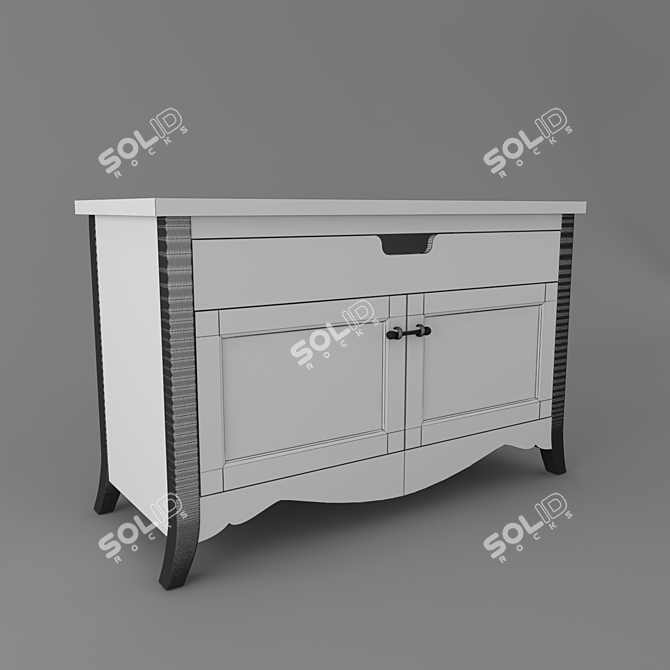 Scandola Chest - Sleek Italian Design 3D model image 2