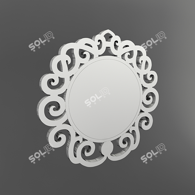 Elegance Reflected: Novecento Mirror 3D model image 2