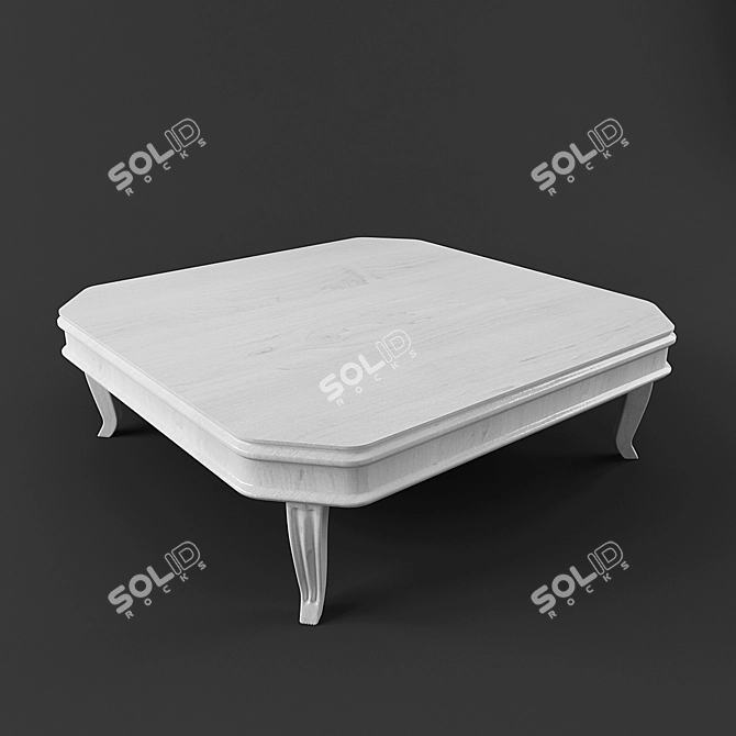 Minimalist Coffee Table with 3D Models | Vray Render 3D model image 1