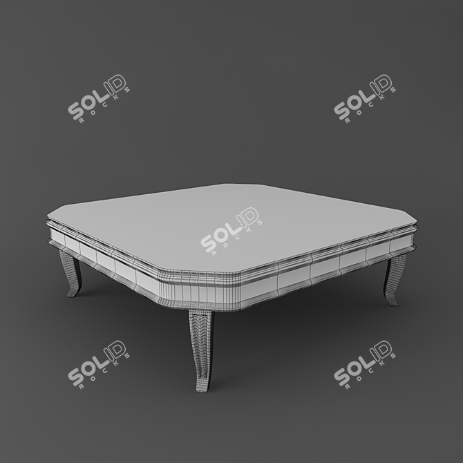 Minimalist Coffee Table with 3D Models | Vray Render 3D model image 2