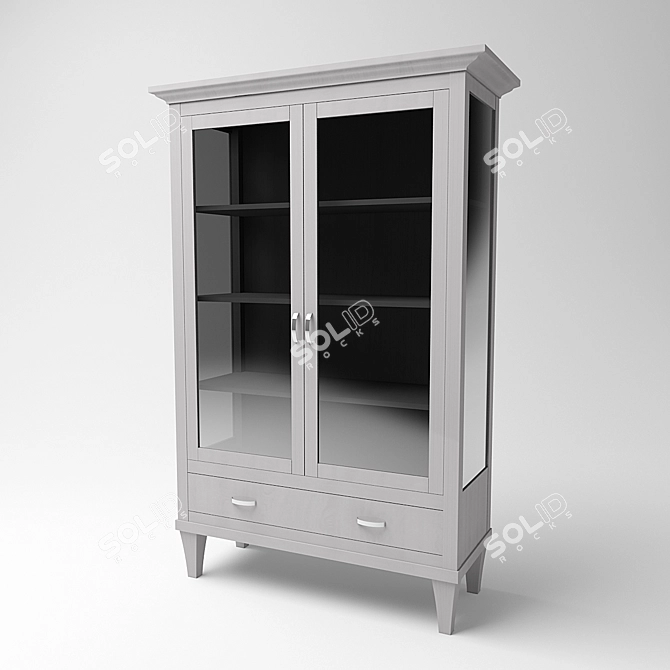 BL Mobili La Maison 830T Display: Italian Craftsmanship at Its Finest 3D model image 1