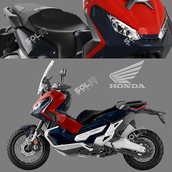 Honda X-Adventure: Ultimate 2016 Ride! 3D model image 1