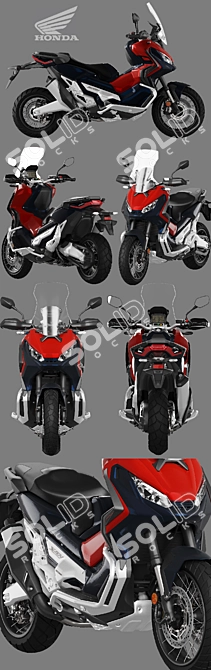 Honda X-Adventure: Ultimate 2016 Ride! 3D model image 2