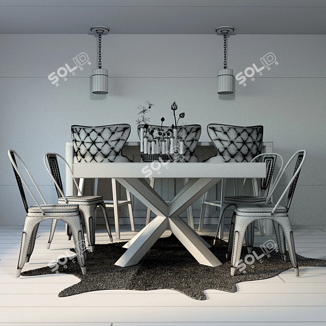 Archived 3D Max Set with Textures 3D model image 3