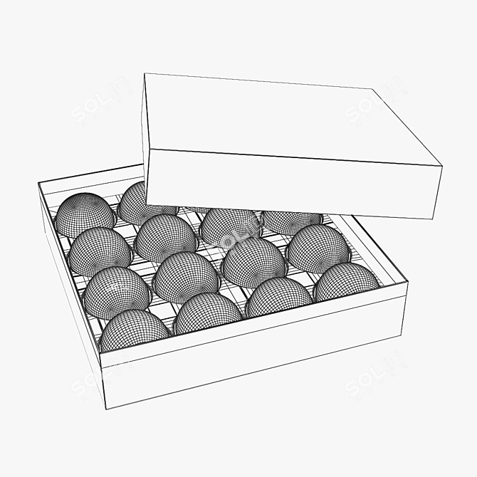 Polygon Pool Balls Set 3D model image 3