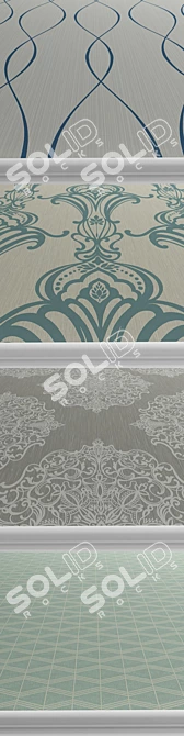  Trois Wallpaper: Stylish and Durable 3D model image 3