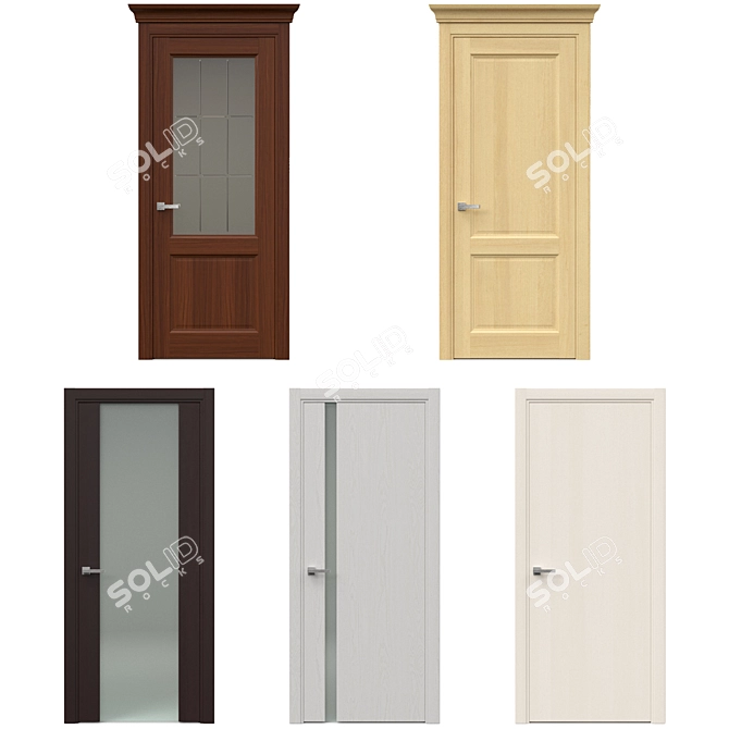 Stylish Interior Doors. Sofia 3D model image 1