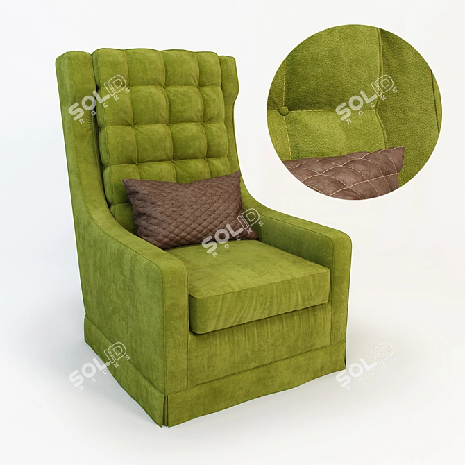 Classic Red Forman Armchair: That 70s Show 3D model image 1