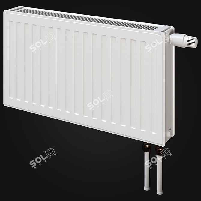 Vogel & Noot Steel Radiator 3D model image 1