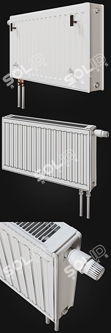 Vogel & Noot Steel Radiator 3D model image 3