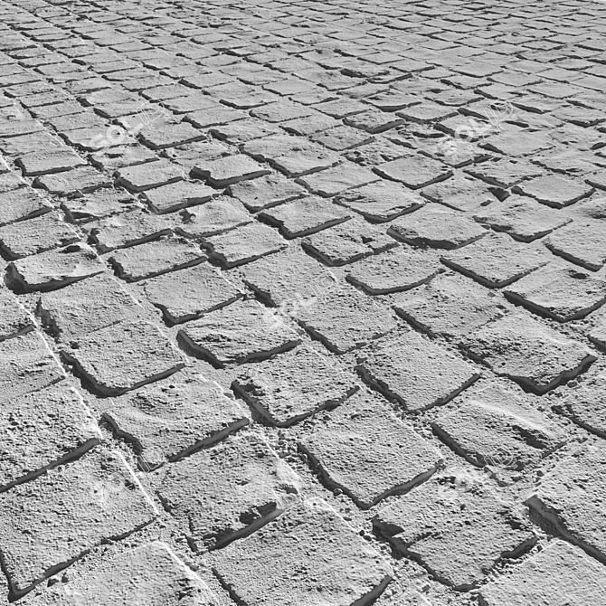 Cobblestone Photogrammetry Pack 3D model image 2