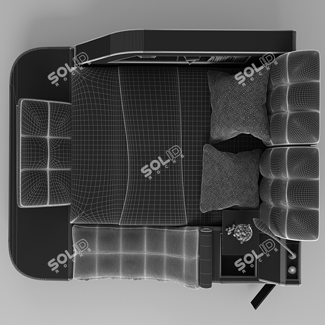 All-in-One Sofa Bed 3D model image 3