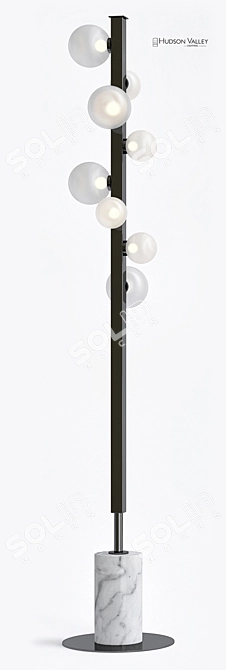 Hudson Valley Mini Hinsdale LED Floor Lamp 3D model image 2